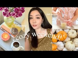 cozy weekend vlog! 🍂☕️ decorating for fall, seasonal recipes, target run, big life update