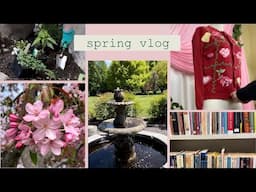 Decluttering 🌿 Gardening 🌿 and Growing Out My Natural Hair Color [spring vlog]