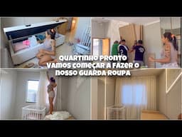 QUARTO FINALIZADO SÓ DECORAR | AS MADEIRAS DO NOSSO GUARDA-ROUPA CHEGARAM | VAMOS INICIAR