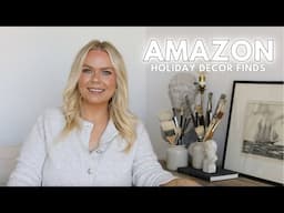 AMAZON HOLIDAY HOME DECOR  | Amazon Home Decor Haul | Amazon Must Haves 2024 | Brandy Jackson