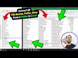 How to Extract All File Names, Paths, and Sizes from a Folder in Excel Using VBA
