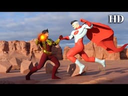 Omniman vs. Shaktiman - Animation fight