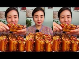 Wow Delicious food 🍲 Braised pork with Chilli sauce | 🥟 Dumplings Mukbang