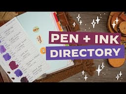 My New Pen & Ink Directory Changes Everything! 🤩 A Complete Walk-Through