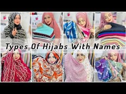 Different types of hijabs with names | Hijabs | latest Hijabs designs