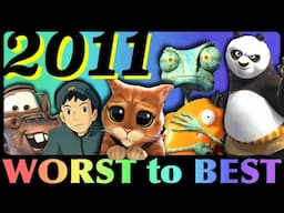 Every Animated Film of 2011 Ranked: Worst to Best