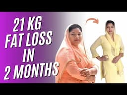 21 KGs Fat Loss in 2 Months | I learnt this Science