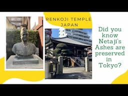 Renko–ji temple | Nethaji Subash Chandra Bose | Malayalam Travelvlog | Tokyo 2021| Japan