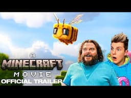 MINECRAFT MOVIE TRAILER REACTION