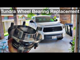 How To Replace A Front Wheel Bearing On A Toyota Tundra / Sequoia / gx470