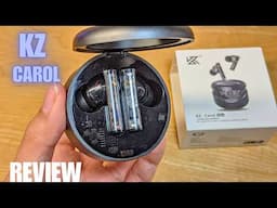 REVIEW: KZ Carol ANC Budget True Wireless Earbuds - Cool Transparent Shell Design! ($30)