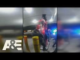 High-Speed POLICE CHASE: Stolen Vehicle Hits 100+ MPH | Fugitives Caught on Tape | A&E