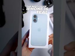 iPhone 16 Teal Color Unboxing #iphone16 #unboxing