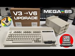 MEGA65 🔴 Livestream | Upgrade the Motherboard from V3 to V6 #mega65 #c64