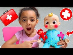 The Boo Boo Song Pretend Play with Dolls | + More Nursery Rhymes & Kids Songs