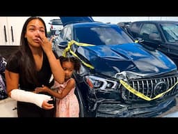 Jasmine Got Into Car Accident... On Ava's 5th Birthday 😢