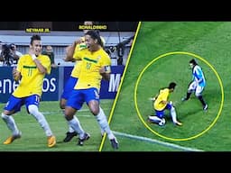 19 Year Old Neymar IMPRESSED Ronaldinho With His Skills! 🤯