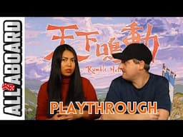 RUMBLE NATION | Japanese Board Game Series | How to Play and Full 2-Player Playthrough