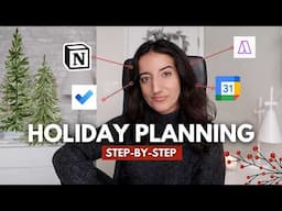 HOLIDAY PLANNER SET UP (step-by-step, stress-free holidays) | Notion, Akiflow, etc.