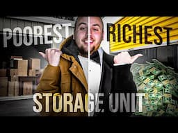 I Bought a Storage Unit In The RICHEST And POOREST City and OH MY GOD! (HUGE Score!)