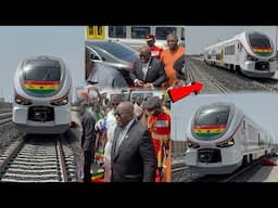 Nana Addo Storms Tema Habour C2 To Commission Tema To Mpakadan  UltraModern Railway.