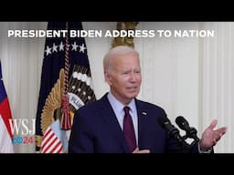 President Biden Addresses Nation: ‘You Can’t Love Your Country Only When You Win’ | WSJ