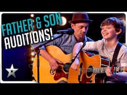 Wholesome Father & Son Auditions on Got Talent!