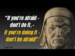 Listen this ,Genghis Khan Quotes and Sayings || wisequotes motivationquotes