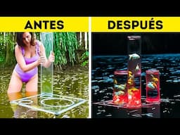 ¡Crea un Hogar de Ensueño para Encantadores Peces! 🐟 Acuario Hazlo Tú Mismo y Estanque de Jardín