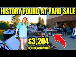 WE FOUND $3,204 IN VALUE AT THESE YARD SALES!