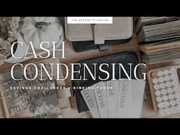 Cash Condensing | $4,000 Going to our Savings | Savings Challenges | Cash Stuffing for Beginners