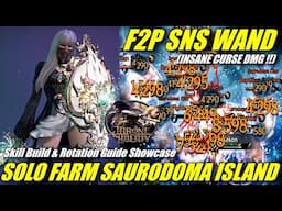 F2P SNS Wand Solo Farm Saurodoma Island Open Dungeon | Guide & Build -  Tank Healer PVE