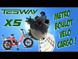 Tesway X5 : un vélo cargo très puissant !