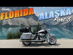 Part 5: Cross-Country Motorcycle Trip: Canadian Rockies, Banff, AB-93 Icefield Parkway, Jasper