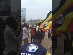 Uganda cranes supporters over welcomed for today's match, Uganda VS South Africa at Nambole stadium