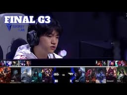 T1 vs BLG - Game 3 | Grand Final LoL Worlds 2024 | T1 vs Bilibili Gaming G3 full