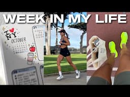 WEEK IN MY LIFE | NYC Marathon Training, My Running Essentials + Productive Days at Home!