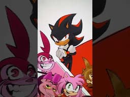 SHADOW THE HEDGEHOG / Color Wheel Challenge #shadowthehedgehog