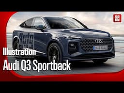 Audi Q3 Sportback | Illustration von Bernhard Reichel