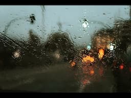 RAINY NIGHT in the CAR - SLEEP IN 5 MINUTES