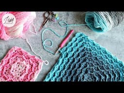 🎉Textured Crochet Blanket Patterns, Royal Touch by BeBaBlanket,EASY ROW REPEAT #crochetbabyblanket