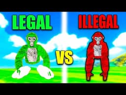 LEGAL MODS vs ILLEGAL MODS (Gorilla Tag)