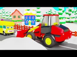 Deck the Halls Song | Christmas Song for Kids | Yellow Bus | Pilli Go Nursery Rhymes & Kids Songs