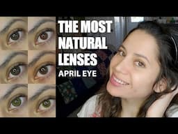 BEST Natural Colored Contacts For Brown Eyes | AprilEye Contacts Review