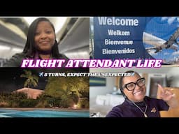 LIFE OF A FLIGHT ATTENDANT EP. 73 | UNEXPECTED TURN + HECTIC 5 DAY WORK WEEK + FLOWN INTO MY OFF DAY