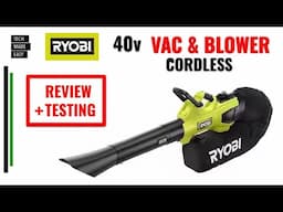 RYOBI 40V HP BRUSHLESS 600 CFM BLOWER VACUUM KIT RYOBI RY404150