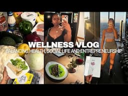 week in the life | balancing work & wellness + healthy grocery haul | vlog