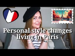 How my personal style changed living in Paris - French girl style lessons