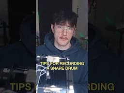 Snare drum recording tips #drums #drummer #drumming #drumrecording #recordingtips #snaredrum