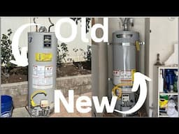 How To Install A New Gas Water Heater (Start To Finish)